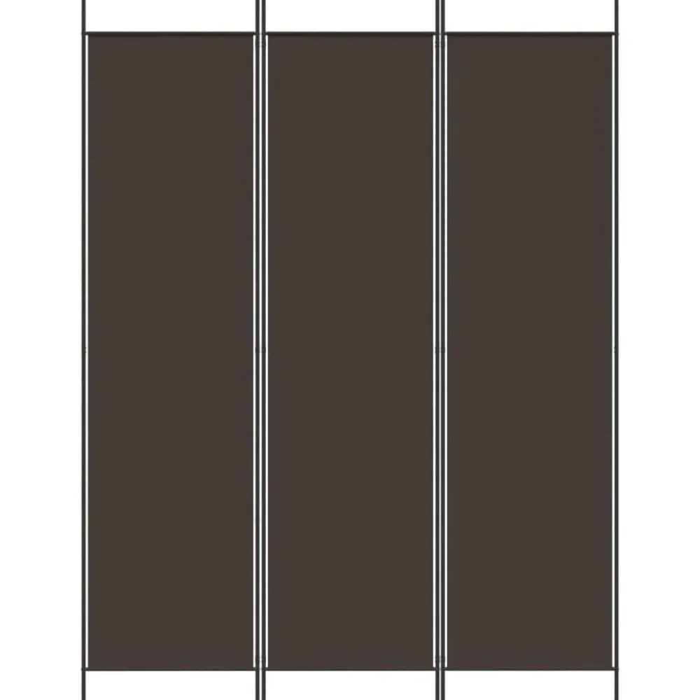 Kamerschermen*vidaXL Kamerscherm met 3 panelen 150x200 cm stof Bruin