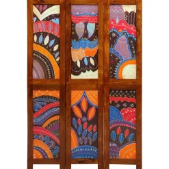 Kamerschermen*vidaXL Kamerverdeler Honingbruin 105 x 1,5 x 160 cm Massief Acaciahout