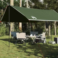 Buitensport*vidaXL Kampeerluifel waterdicht 430x380x210 cm Groen