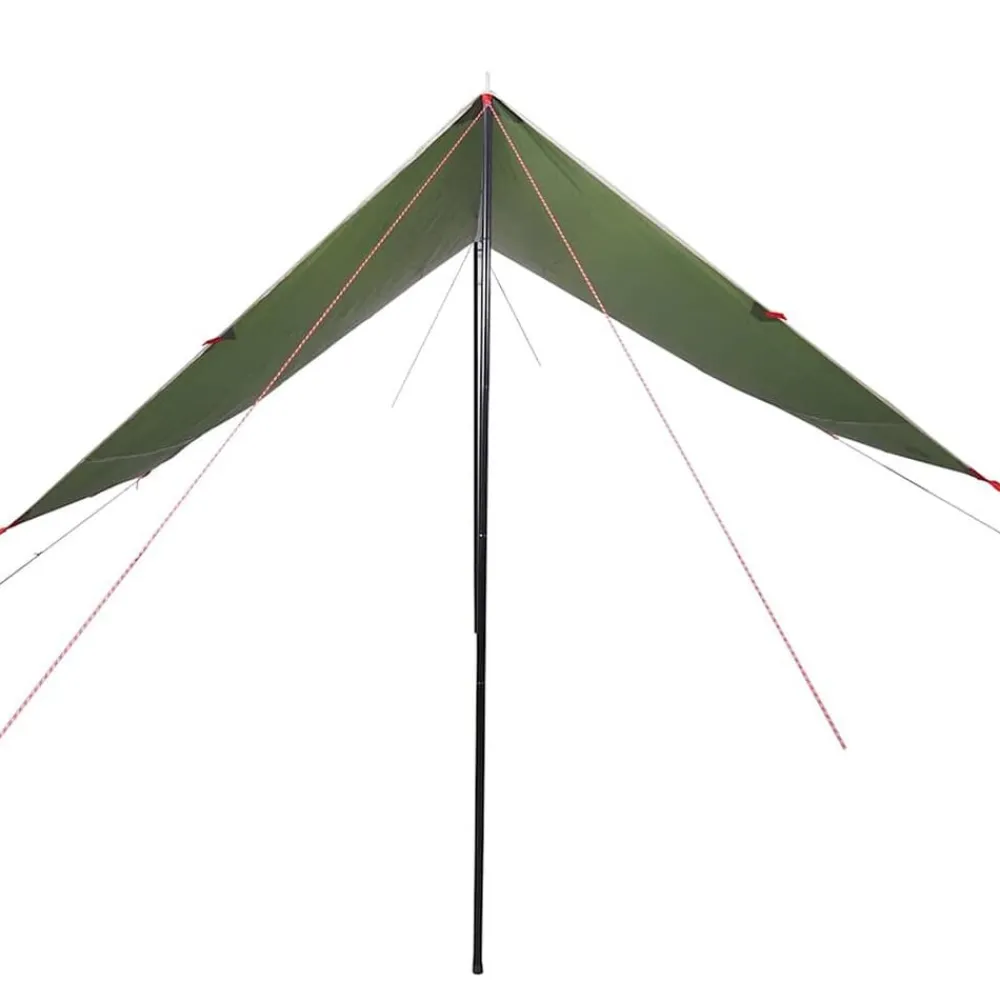 Buitensport*vidaXL Kampeerluifel waterdicht 430x380x210 cm Groen