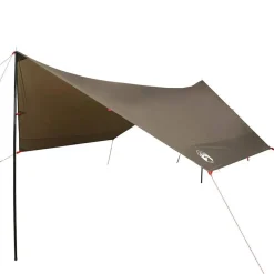Buitensport*vidaXL Kampeerluifel waterdicht 462x306x211 cm Bruin