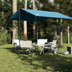 Buitensport*vidaXL Kampeerluifel waterdicht 300x294 cm Blauw