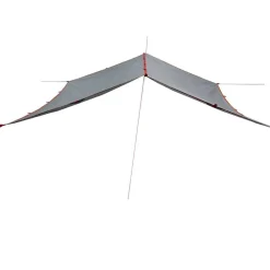 Buitensport*vidaXL Kampeerluifel waterdicht 300x294 cm en oranje Grijs