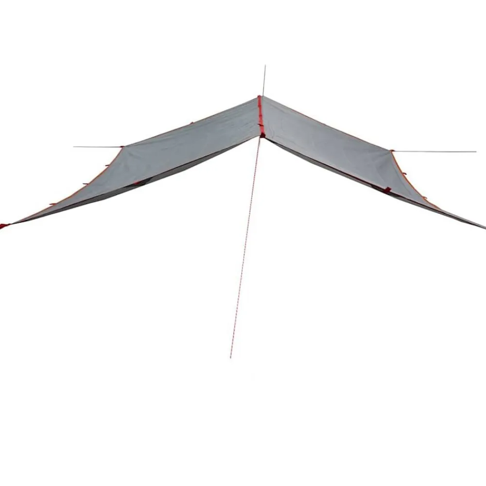 Buitensport*vidaXL Kampeerluifel waterdicht 300x294 cm en oranje Grijs