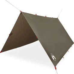 Buitensport*vidaXL Kampeerluifel waterdicht 306x306 cm Bruin