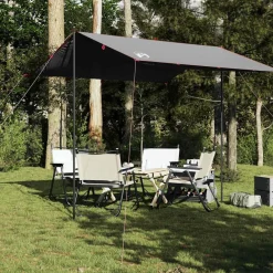 Buitensport*vidaXL Kampeerluifel waterdicht 300x294 cm en oranje Grijs