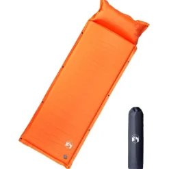 Kampeermatras met kussen zelfopblazend 1-persoons>vidaXL Clearance