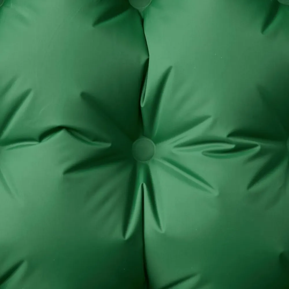 Buitensport*vidaXL Kampeermatras met kussen zelfopblazend 1-persoons Groen