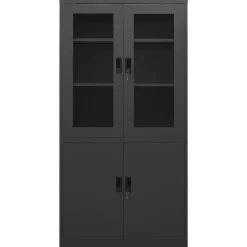 Kantoorkast 90x40x180 cm staal kleurig>vidaXL Clearance