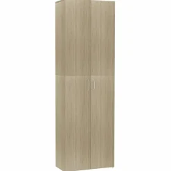 Kantoorkast 60x32x190 cm bewerkt hout kleurig>vidaXL Sale