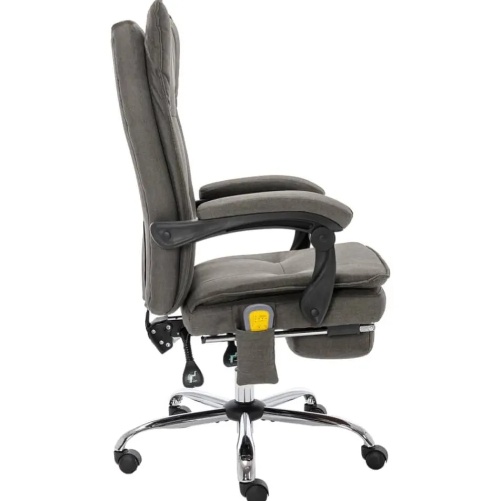 Kantoormassagestoel stof>vidaXL New