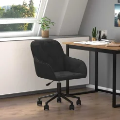 Kantoorstoel draaibaar fluweel>vidaXL Outlet