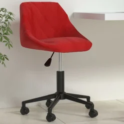 Kantoorstoel draaibaar fluweel>vidaXL Hot