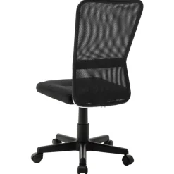 Kantoormeubelen*vidaXL Kantoorstoel 44x52x100 cm mesh stof Zwart