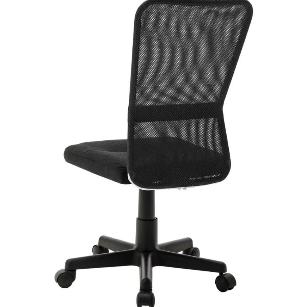 Kantoormeubelen*vidaXL Kantoorstoel 44x52x100 cm mesh stof Zwart