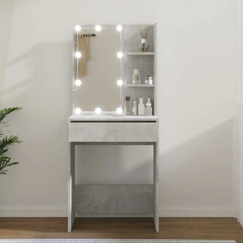 Kaptafel met LED-verlichting 60x40x140 cm>vidaXL New