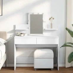 Kaptafel met LED-verlichting 100x40x130 cm>vidaXL Outlet