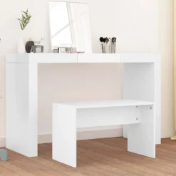 Bankjes*vidaXL Kaptafelkruk 70x35x45 cm bewerkt hout Wit