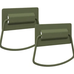 Bouwbeslag*vidaXL Kast Handvatten 2 pcs Olijf Groen 85 x 45 mm Metaal Olijfgroen