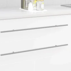 Bouwbeslag*vidaXL Kasthandgreep 2 pcs Zilver 700mm Roestvrij staal