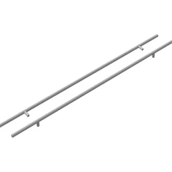 Kasthandgreep 2 pcs Zilver 800 mm Roestvrij staal>vidaXL