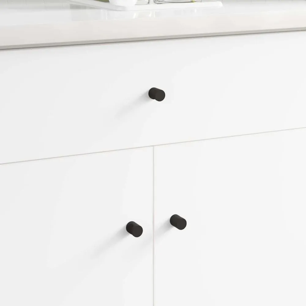 Kastknoppen 2 pcs Zwart M4 x 12 mm IJzer>vidaXL Best