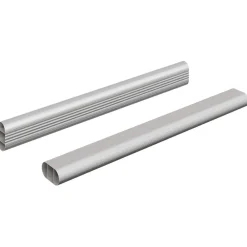 Huishoudelijke Benodigdheden*vidaXL Kaststaaf 2 pcs Zilver 764 x 15 x 29 mm Aluminium Legering