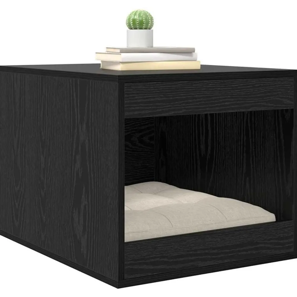 Kattenbak Omheining 47 x 59 x 42 cm Bewerkt hout>vidaXL