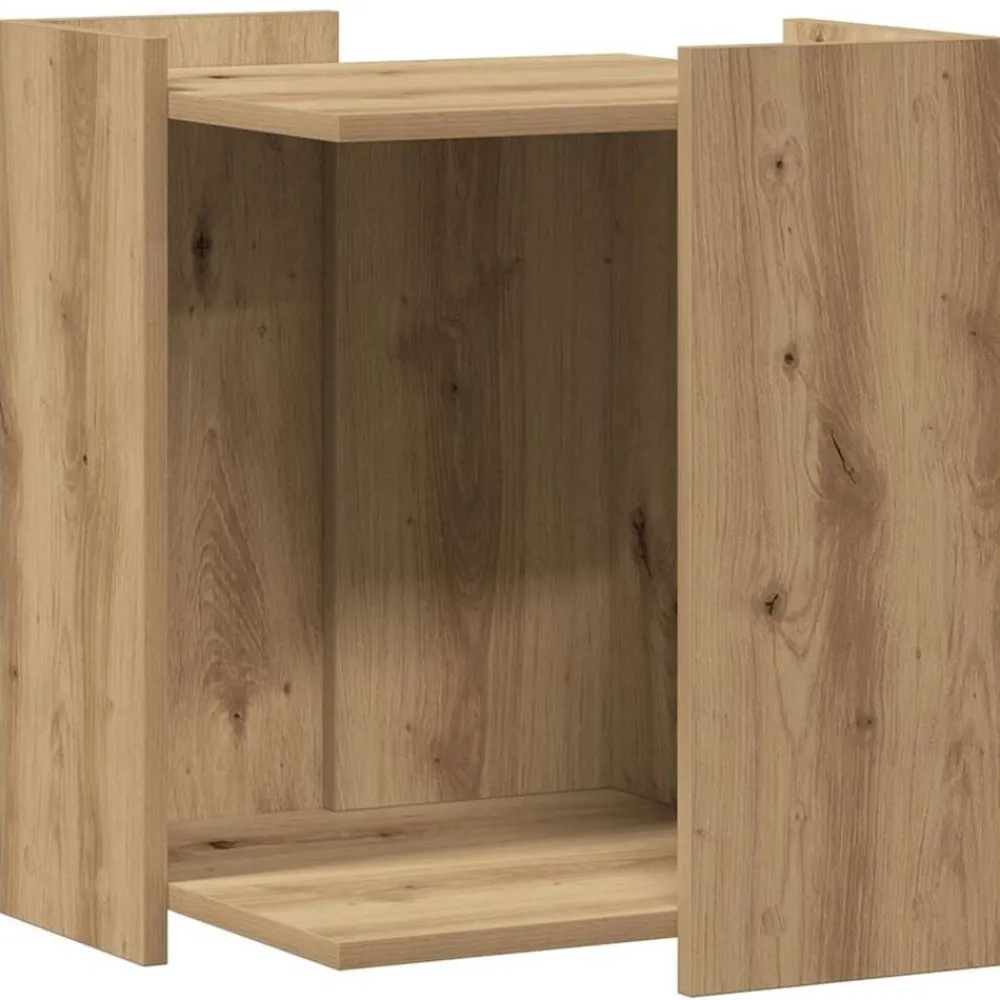 Kattenbakkast 42x42x51 cm bewerkt hout>vidaXL Discount