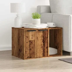 Kattenbakkast 60x40x40 cm bewerkt hout kleurig><noscript><img width=