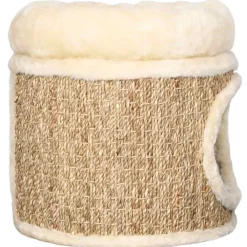 Huisdierbenodigdheden*vidaXL Kattenhuis met luxe kussen 33 cm zeegras