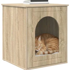 Kattenhuis Sonoma 53 x 52 x 62 cm Bewerkt hout><noscript><img width=