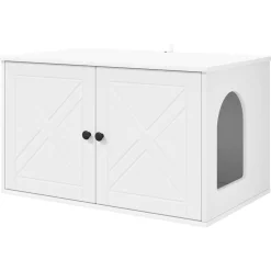 Kattenhuis 85 x 55 x 50,5 cm Bewerkt hout>vidaXL Clearance