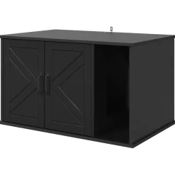 Kattenhuis 85 x 55 x 50 cm Bewerkt hout>vidaXL Best