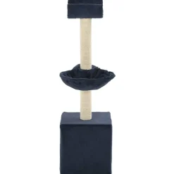 Huisdierbenodigdheden*vidaXL Kattenkrabpaal met sisal krabpalen 105 cm Blauw
