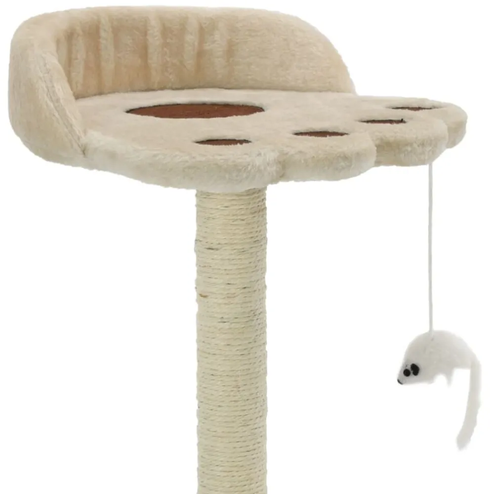 Kattenkrabpaal met sisal krabpaal 40 cm en bruin>vidaXL Best