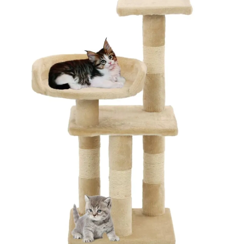 Kattenkrabpaal met sisal krabpalen 65 cm beige>vidaXL Online