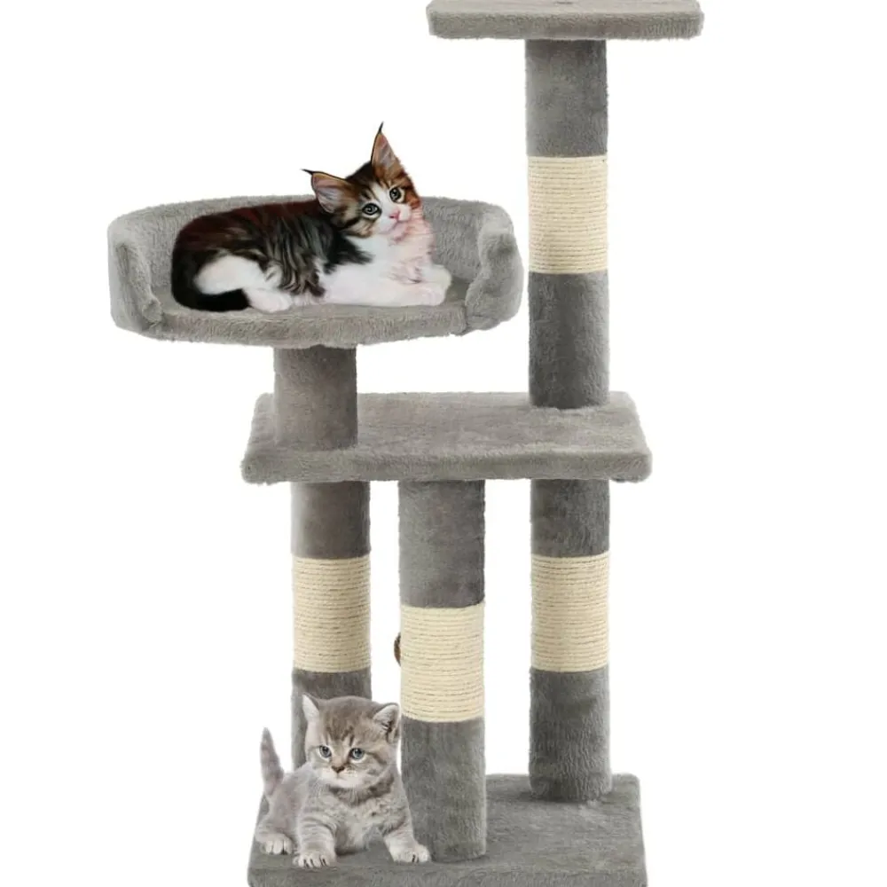 Huisdierbenodigdheden*vidaXL Kattenkrabpaal met sisal krabpalen 65 cm Grijs