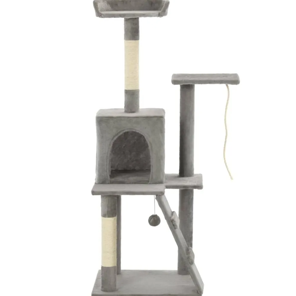 Huisdierbenodigdheden*vidaXL Kattenkrabpaal met sisal krabpalen 120 cm Grijs