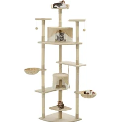 Kattenkrabpaal met sisal krabpalen 203 cm>vidaXL