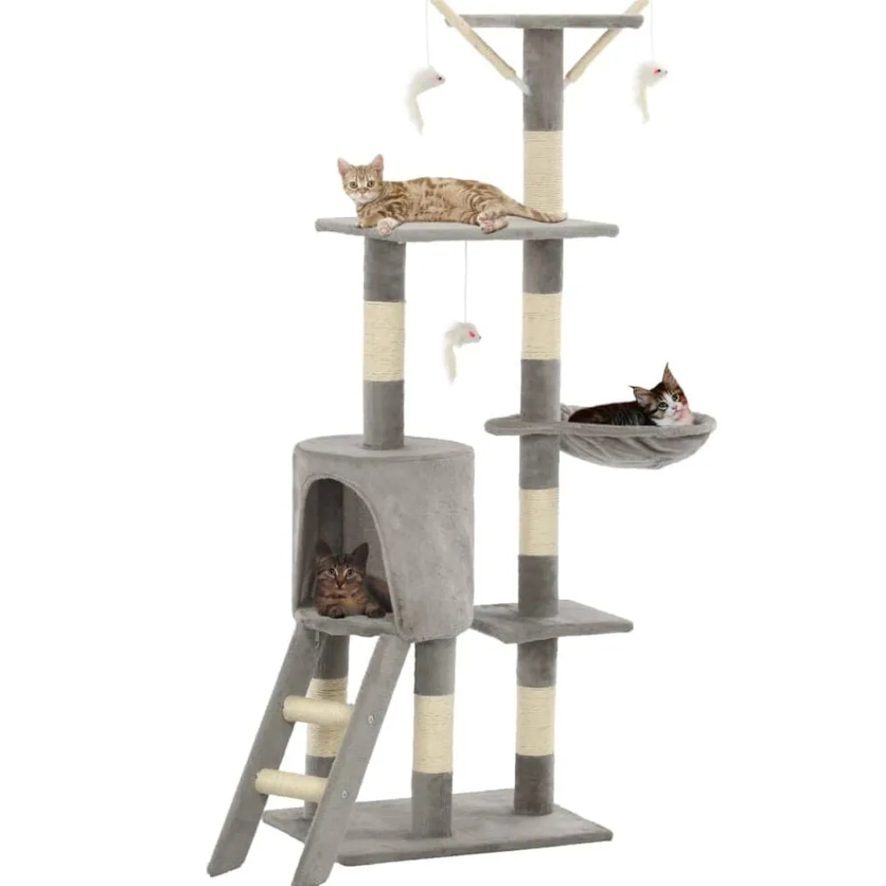 Kattenkrabpaal met sisal krabpalen 138 cm>vidaXL