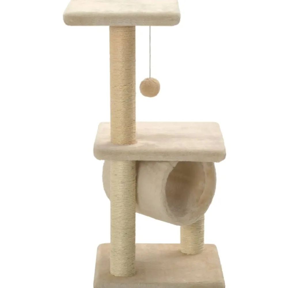 Huisdierbenodigdheden*vidaXL Kattenkrabpaal met sisal krabpalen 65 cm Beige