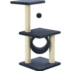 Huisdierbenodigdheden*vidaXL Kattenkrabpaal met sisal krabpalen 65 cm Donkerblauw