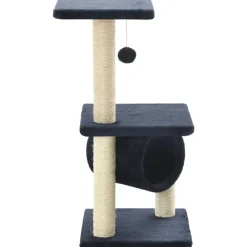 Huisdierbenodigdheden*vidaXL Kattenkrabpaal met sisal krabpalen 65 cm Donkerblauw