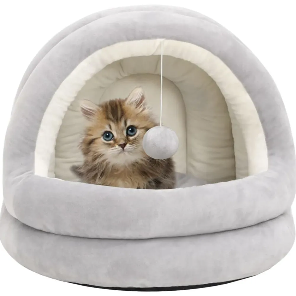 Kattenmand 40x40x35 cm en crèmekleurig>vidaXL Sale
