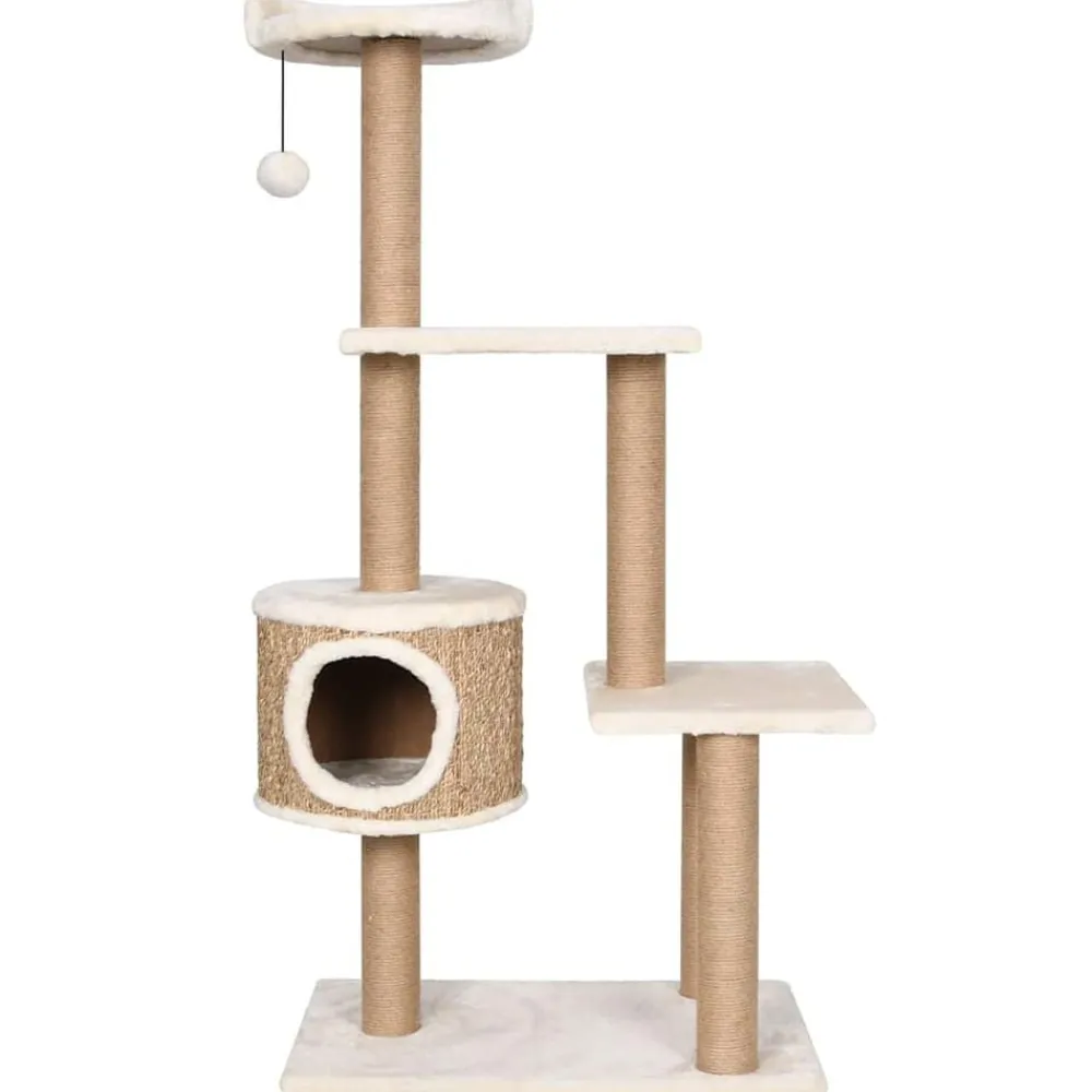 Kattenmeubel met krabpalen 123 cm zeegras>vidaXL Online