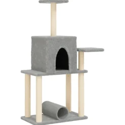 Kattenmeubel met sisal krabpalen 122 cm>vidaXL Online