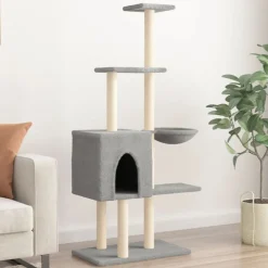 Kattenmeubel met sisal krabpalen 145 cm>vidaXL Outlet