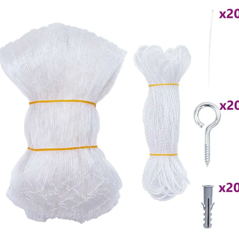 Kattennet Transparant 3x2 m Nylon>vidaXL New