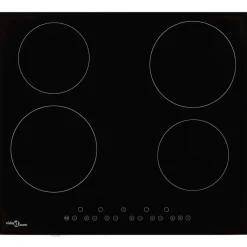 Keuken & Eetkamer*vidaXL Keramische kookplaat met 4 kookzones aanraakbediening 6000 W